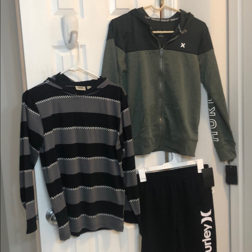 Boys Hurley and Vans bundle